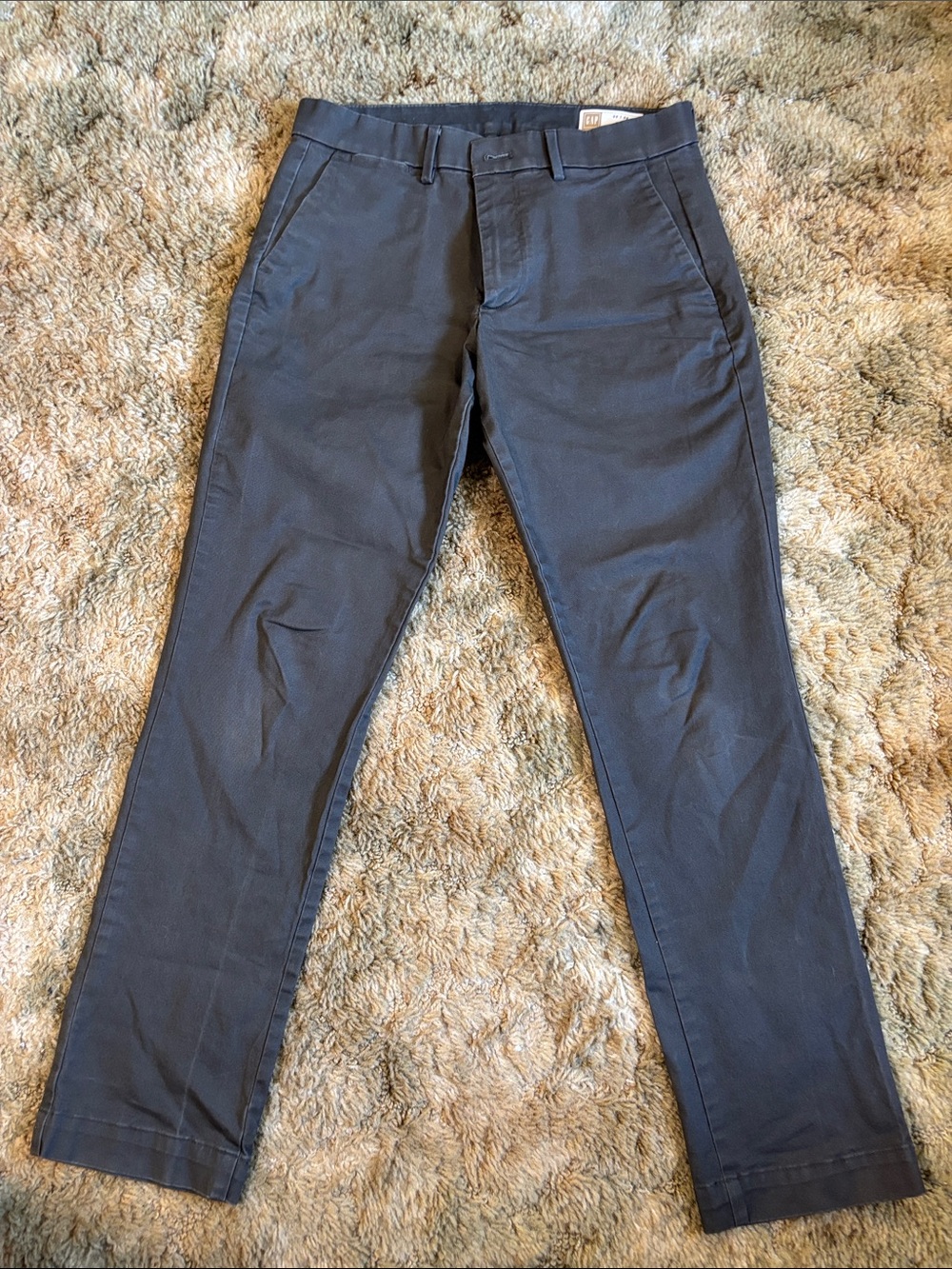 GAP Slim Fit 30x30 Chinos in Charcoal Gray